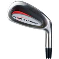 Tourstriker – Accessoire d’entraînement de golf – Fer n° 8 – Fibre de carbone – Tige régulière – Pour droitier