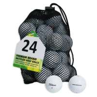 Second Chance Titleist 24 Balles de golf de récupération Qualité supérieure Grade B