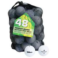 Second Chance Wilson Pro Staff 48 Balles de golf de récupération Qualité supérieure Grade A